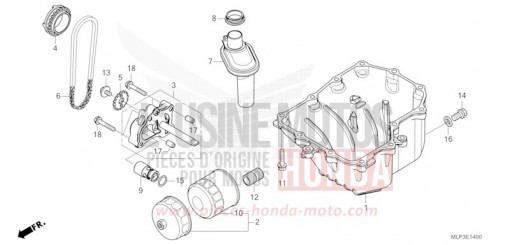 OIL PAN/OIL PUMP CL500AS de 2025